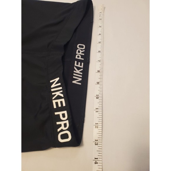 Nike Pro Dri Fit  Capri Leggings Women's Sz S Cropped Pants Black - Picture 9 of 10